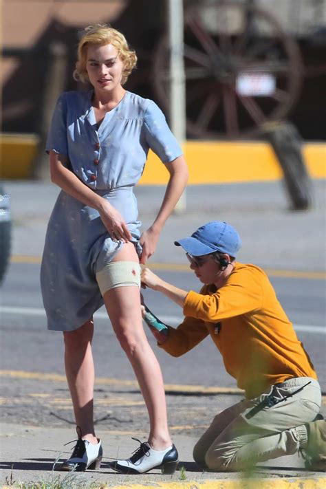 Margot Robbie On The Set Of Dreamland In New Mexico