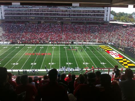 Maryland University Football Stadium Seating Chart