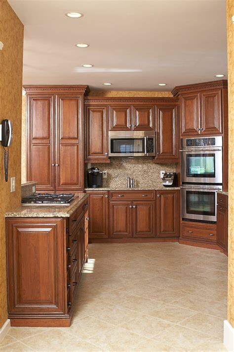 Cherry Kitchen Double Oven Michael James Design Inc