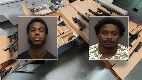 Tampa police arrest 2, seize 23 guns, narcotics, while investigating