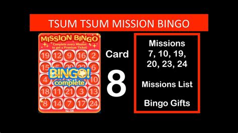 Sam's club, bjs, and even costco will sometimes sell disney gift card packs at great deals. Disney Tsum Tsum Bingo Card 8 Completed (Missions 7, 10 ...