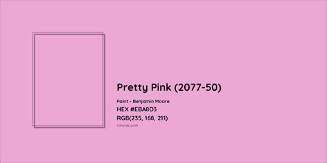 Benjamin Moore Pretty Pink 2077 50 Paint Color Codes Similar Paints