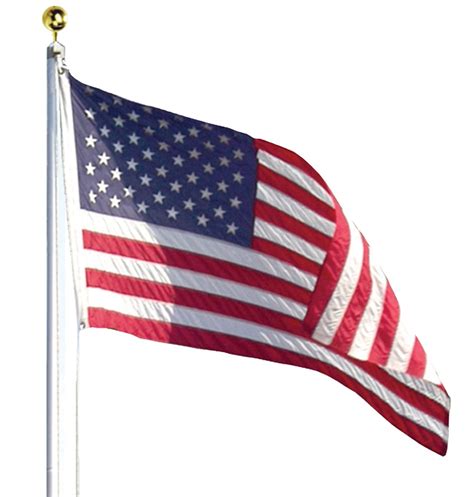 Valley Forge Afp20f Usa Flag Kit 3 Ft W X 5 Ft L Nylon