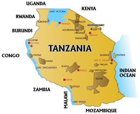 Tanzania Map Location