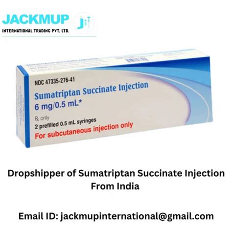 Sumatriptan Succinate Injection At Rs 40 Pack Shastri Nagar Nagpur