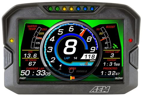 Aem Cd 5 Carbon Digital Racing Dash Display Gps And Logger 30 5603