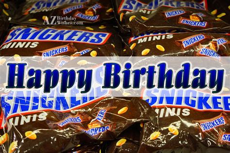 Happy Birthday On Snickers