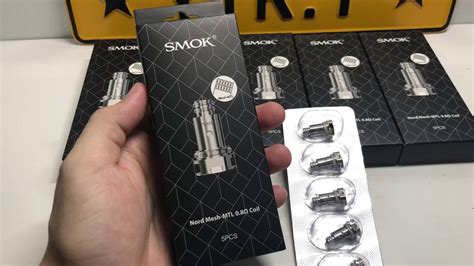 1 boxes come with 5 pcs. Smok Nord Occ 0.8 ohm Mesh MTL Coil - YouTube