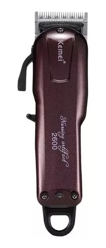 Kemei Km 2600 Cortador De Cabelo Profissional Bordô Frete grátis