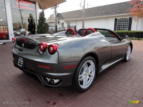 Silverstone Gray 2007 Ferrari F430 Spider F1 Exterior Photo 39746642