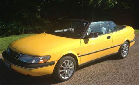 Find Used Saab 900se 20 Turbo Convertible Rare Monte Carlo Yellow