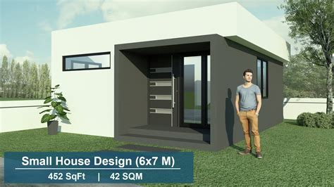 Small Budget House Design 6x7 Meters Youtube