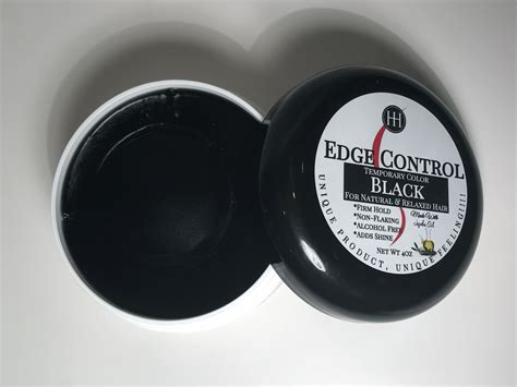Edge Control Black 100 Jojoba Oil 4oz High Health Cosmetics