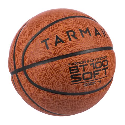 Bt100 Kids Size 4 Beginner Basketball Under Age 6 Orange Tarmak