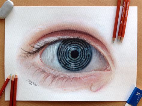 Eye Color Pencil Drawing By Atomiccircus On Deviantart