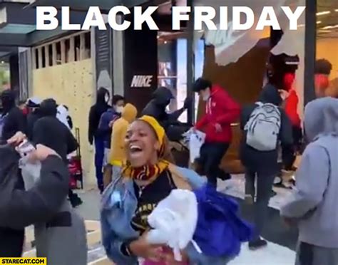 Black Friday Black People Looting Nike Shop Minneapolis