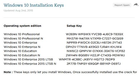 Windows 10 Pro Serial Number Archives Pc Free Download