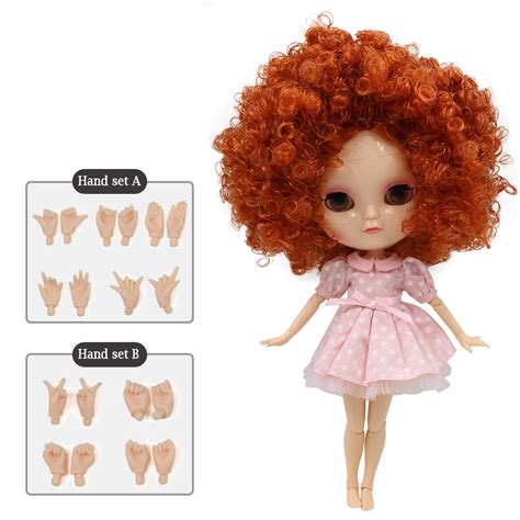 Icy Dbs Doll Free Shipping Small Breast Azone Body Fortune Days Bl22312237 Tangerine Wild Curl