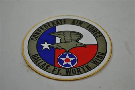 Confederate Air Force Dallas Fort Worth Wing Stickerdecal 499 Picclick