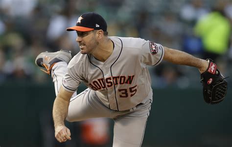 Verlander Takes Share Of Majors Wins Lead Shuts Down A S