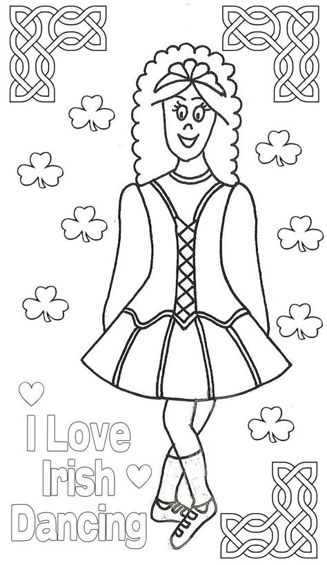 Irish Coloring Pages - Best Coloring Pages For Kids | Dance coloring