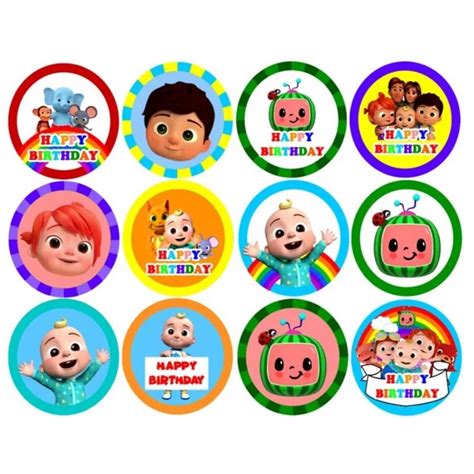 Pcs Cocomelon Cupcake Toppers Shopee Philippines Images And Photos