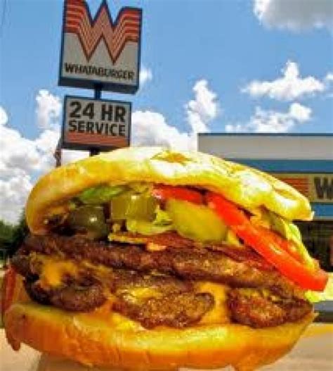 Whataburger Triple Meat Burger What A Burger Whataburger Food