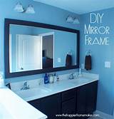 Diy Framing Bathroom Mirror