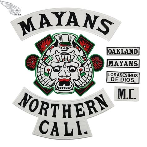 We would like to show you a description here but the site won't allow us. 7 pcs MAYANS MC Embroidered Biker Patches (With images ...