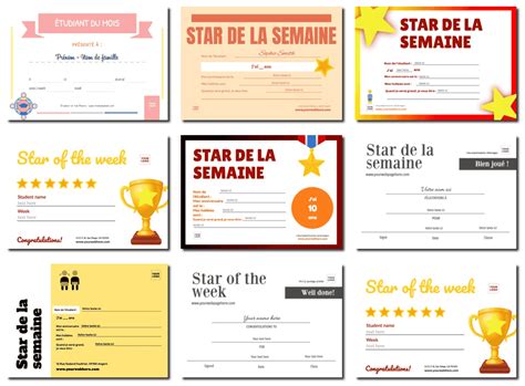 Modèles Daffiches Gratuits De La Star De La Semaine