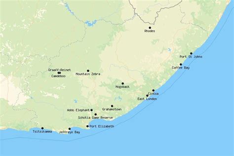 15 Best Places To Visit In Eastern Cape Map Touropia