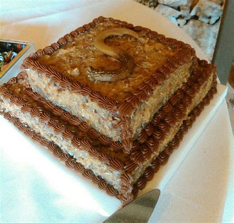 From pastry chef & cookbook author david lebovitz. Groom's cake German chocolate | Chocolate grooms cake ...