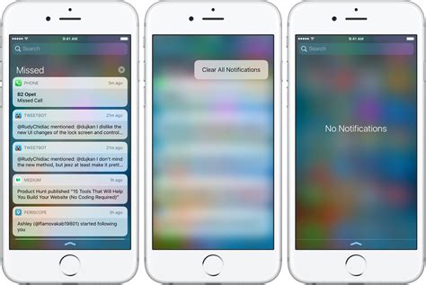 Every mockup is free, every mockups is easy to download. iOS 10 tidbit: clearing all notifications at once with a ...
