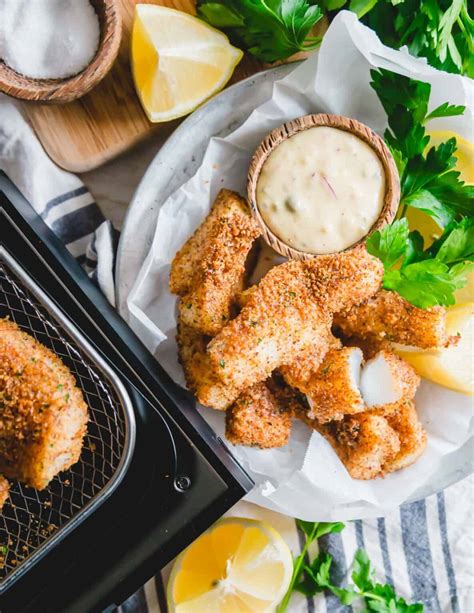 Crispy Homemade Air Fryer Fish Sticks Gluten Free Recipe