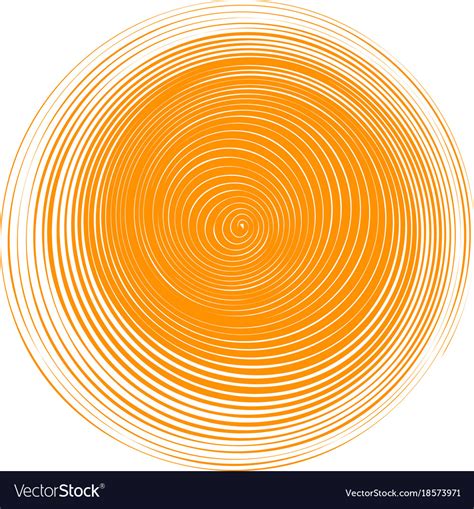 Abstract Orange Circle Banner Royalty Free Vector Image