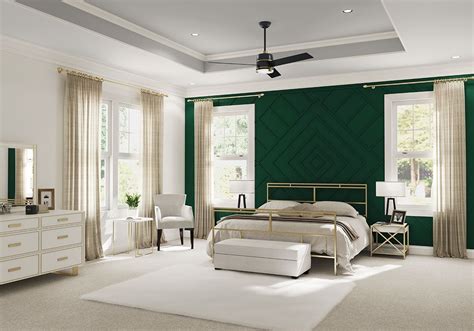 Home Design Trends For 2019 Hunter Fan Blog Green Master Bedroom