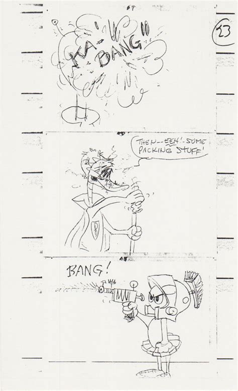 The Return Of Duck Dodgers Storyboard By Michael Maltese Part 1