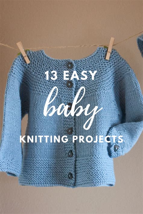 Free knitting pattern for baby cardigan my gift to you and more free baby cardigan sweater. 13 Easy Baby Knitting Projects | Knit baby sweaters, Baby ...