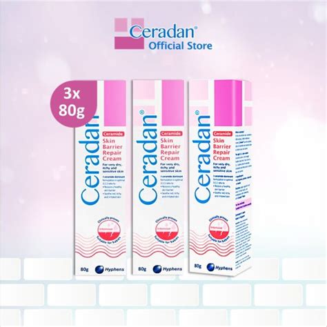 Bundle Of 3 Ceradan® Skin Barrier Repair Cream 80g With 311
