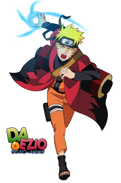 Naruto Shippuden Naruto Sage Mode By Ezio Anime On