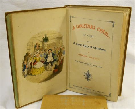 A Christmas Carol By Dickens Charles Very Good Hardcover 1843 1st Edition The Book Dispensary