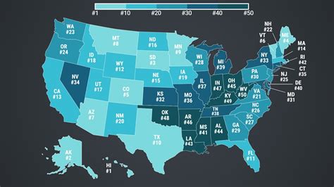 Animated Map Shows The Best States To Live For Your Well Being Youtube