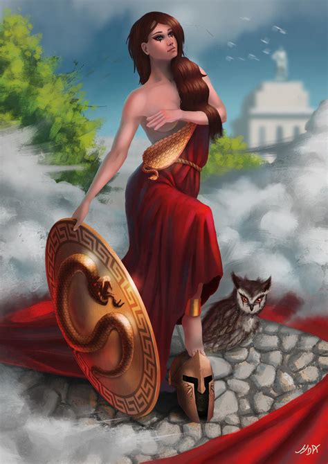 The Image Of The Goddess Athena By Hunky Dory Artist On Deviantart