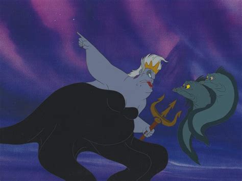 Howard Lowery Online Auction Disney The Little Mermaid Fine Set Of Matching Animation Cels