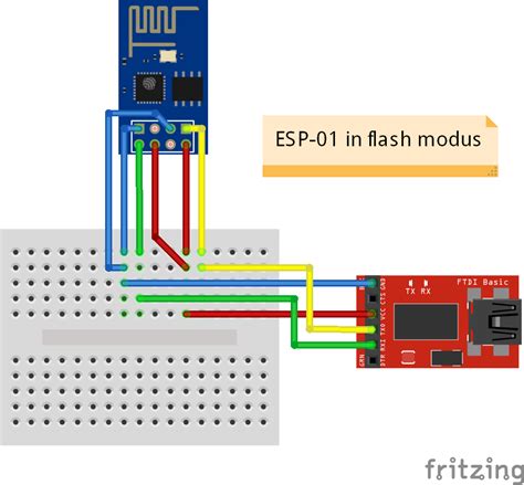 Esp8266 Wifi Esp 01 Module Aansluiten