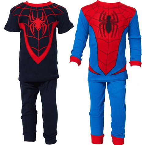 Marvel Spider Man Toddler Boys Pajamas Spiderman Sleepwear Cotton 4