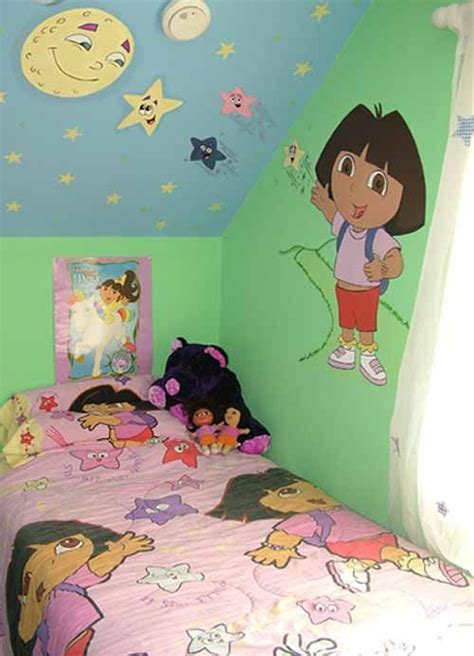 Give her hints on how she will start her new bedroom decor. rooms decorating ideas: Dora The Explorer Bedroom Decor ...