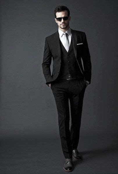 You don't need to bother with it. 50 Black Suit Styles For Men - Classy Male Fashion Ideas