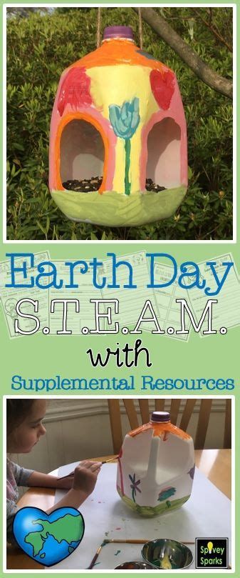 Earth Day Stem Steam Challenge Earth Day Projects Earth
