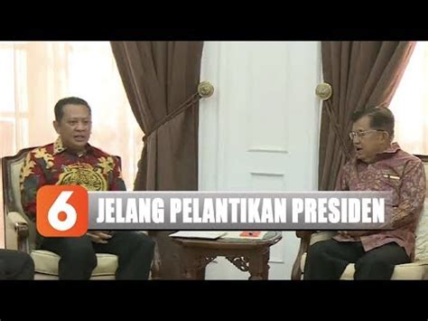 Jelang Pelantikan Presiden Pimpinan MPR Temui JK Dan SBY Liputan 6